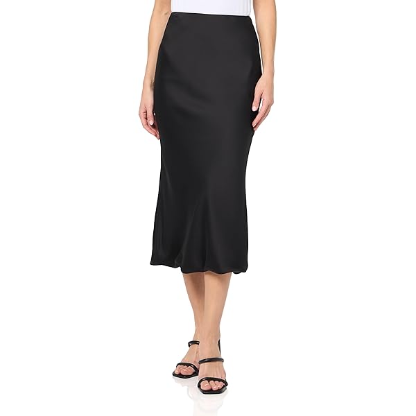 NORMA KAMALI ロングスカート NORMA KAMALI Women's Long Grace Skirt, Black at Amazon